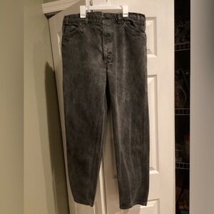 Levi's Men's Charcoal Relaxed Jeans 36 x 32